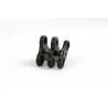 Dreifacher Aluminiumclip für 25 mm Carbonarm-Kugeln Dreifach-Klammer CP/3